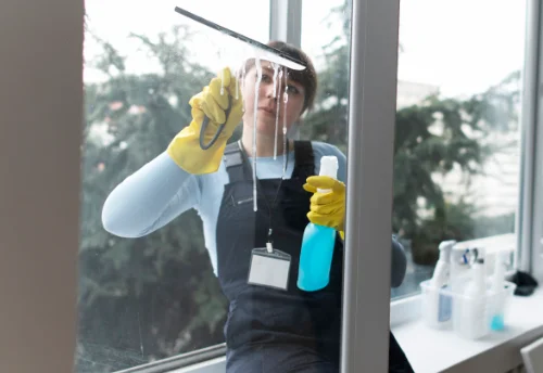 Nettoyage de vitres intérieures et extérieures à Meilhards